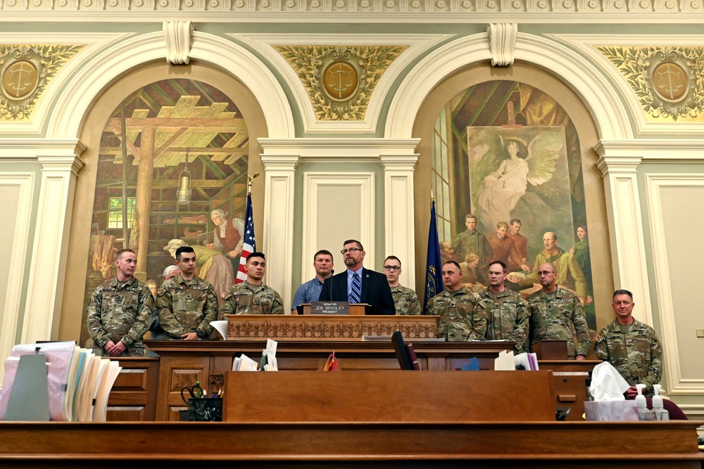 Honor Guard recognized at NH Capitol