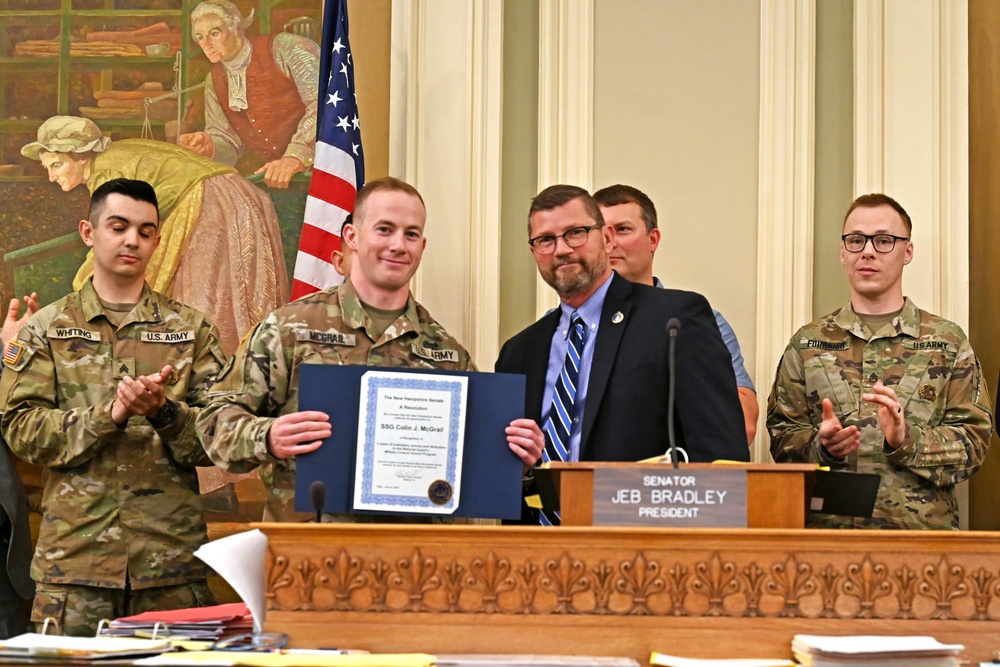 Honor Guard recognized at NH Capitol