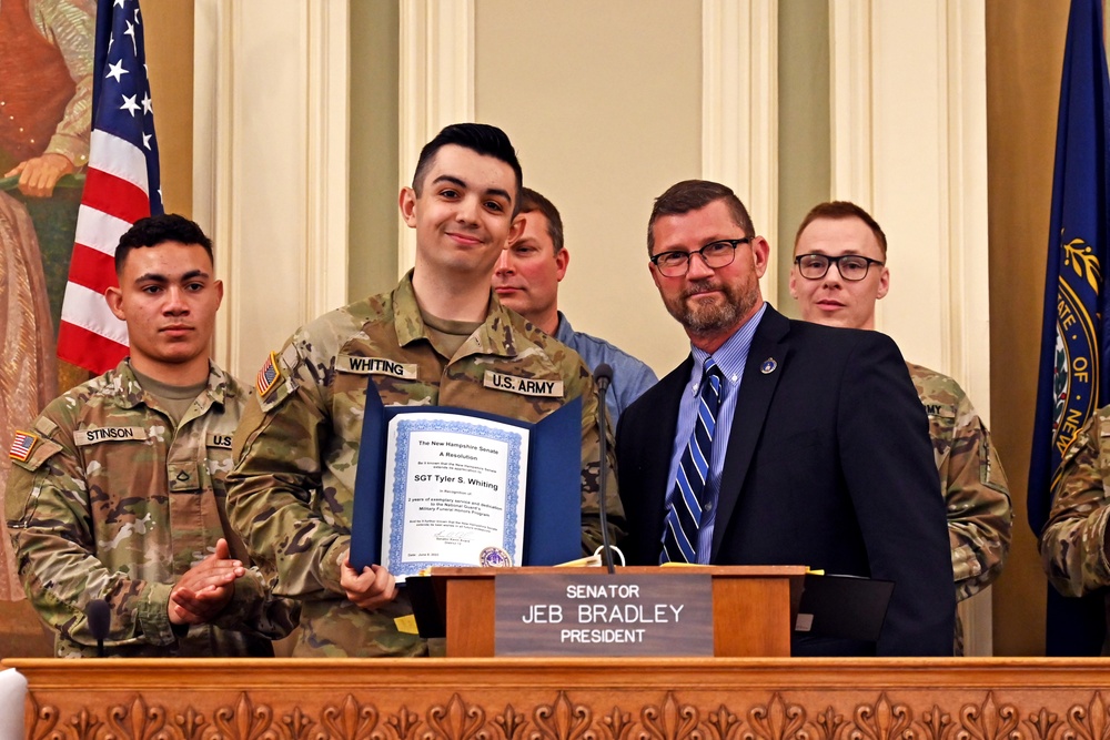 Honor Guard recognized at NH Capitol