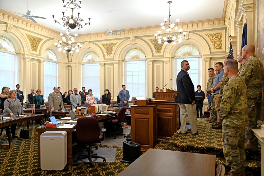 Honor Guard recognized at NH Capitol