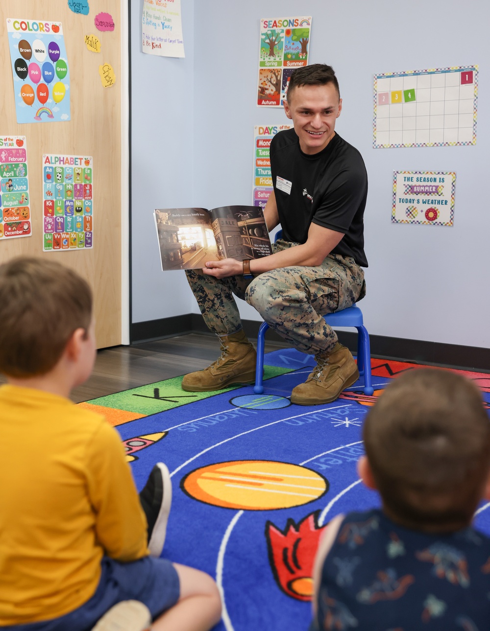 Marines Visit the Goddard School