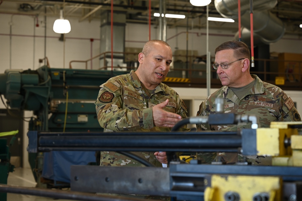 Headquarters Air Force official visits Alamo Wing