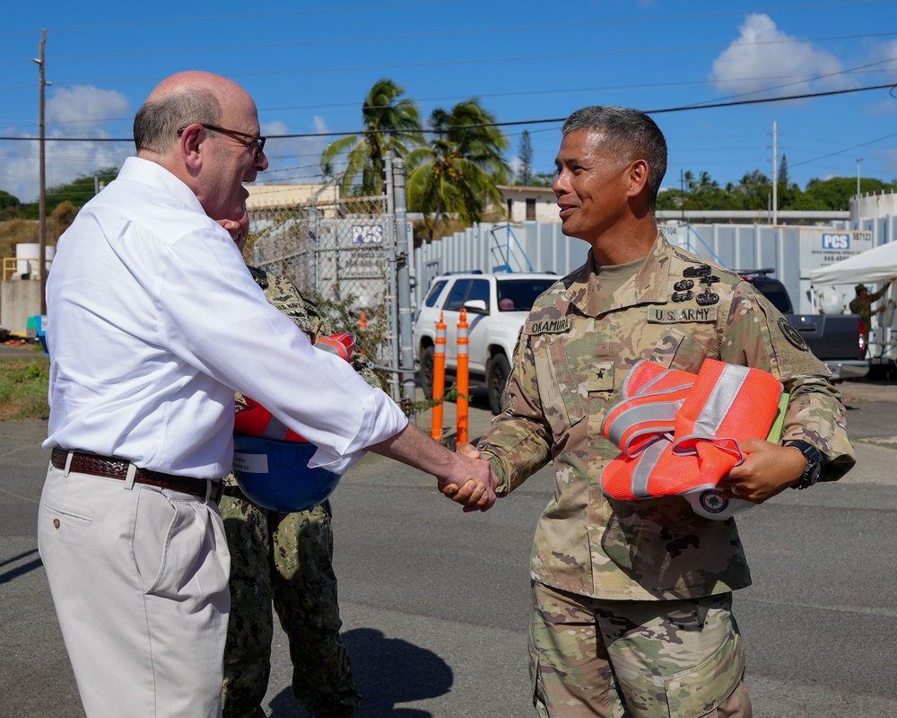 DoD IG tours Red Hill Bulk Fuel Storage Facility