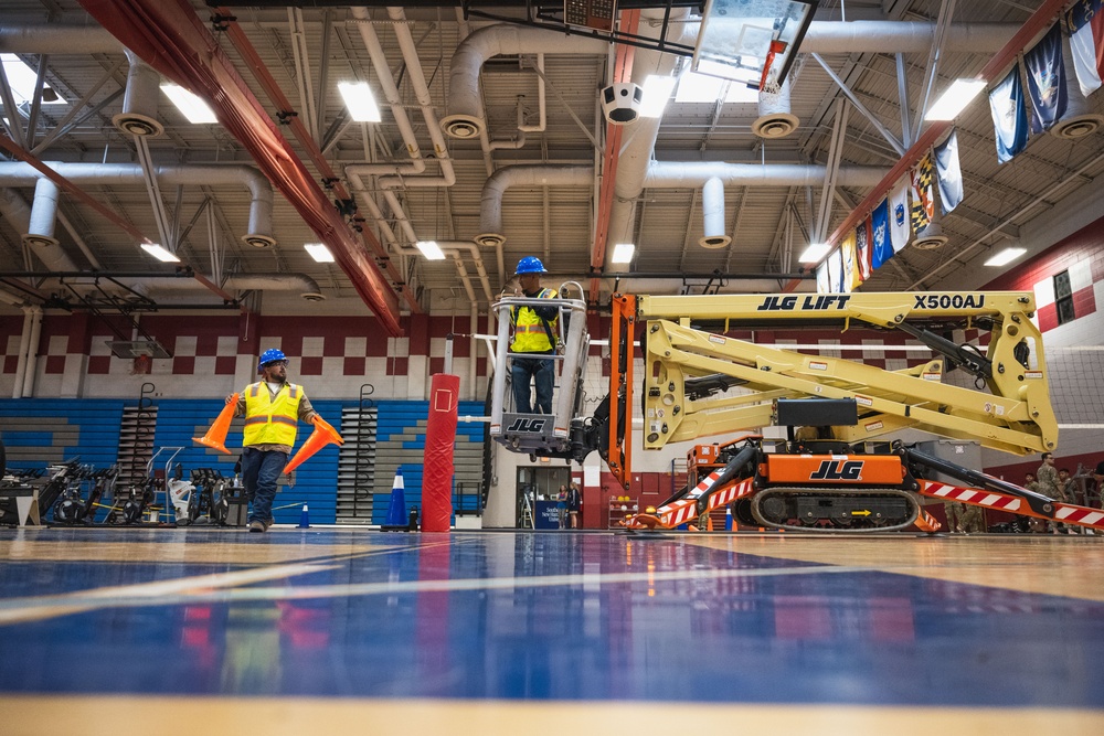 HVAC techs repair at JBSA