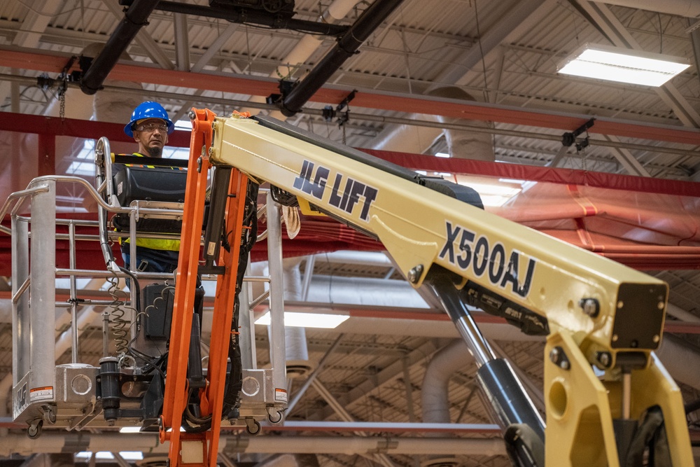 HVAC techs repair at JBSA