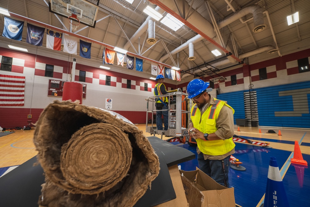 HVAC techs repair at JBSA