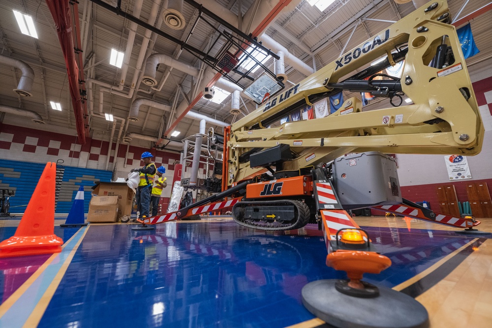 HVAC techs repair at JBSA