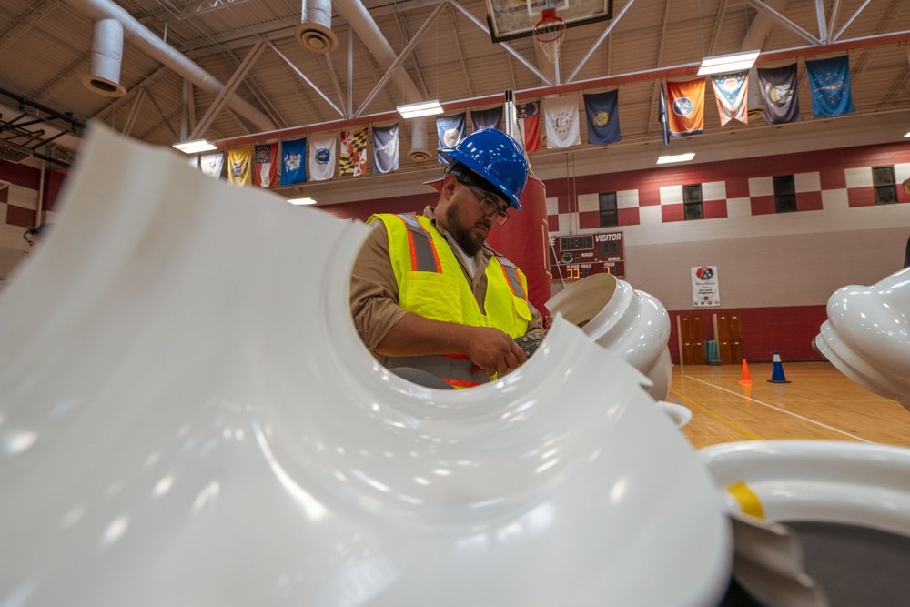 HVAC techs repair at JBSA