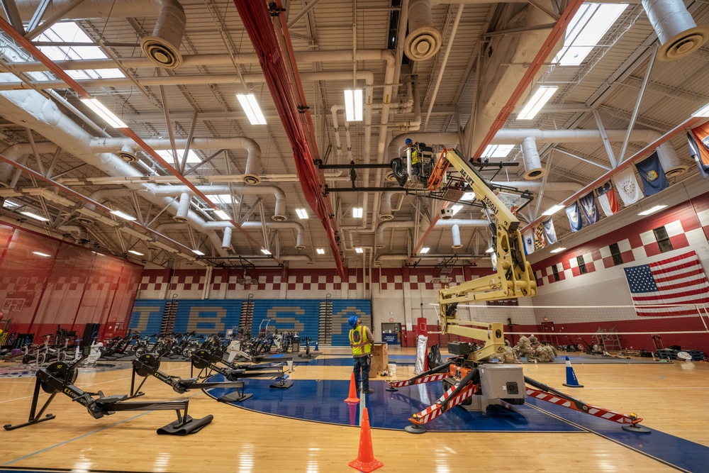 HVAC techs repair at JBSA