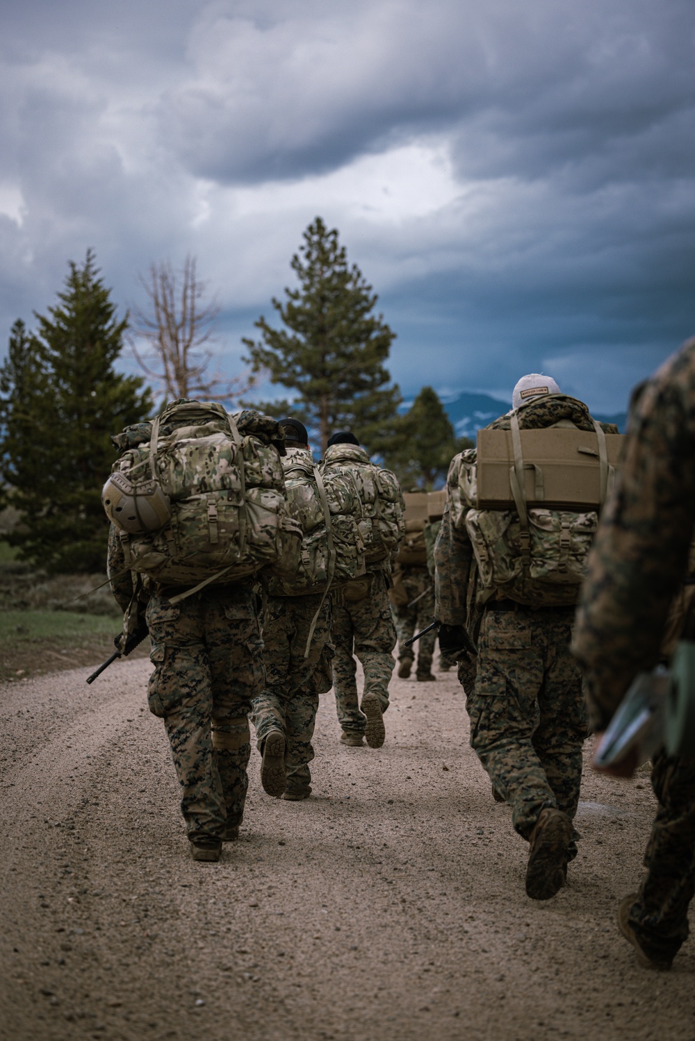 4th Reconnaissance Battalion conducts a patrol during a Mountain Exercise 4-23