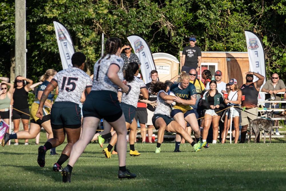 2023 All-Marine Women’s Rugby Team play during the 2023 Armed Forces Championship