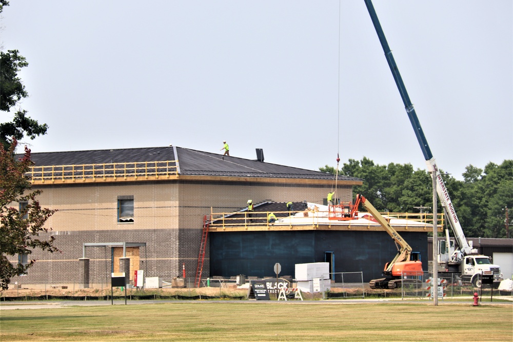 June 2023 construction operations of $11.96 million transient training brigade headquarters at Fort McCoy