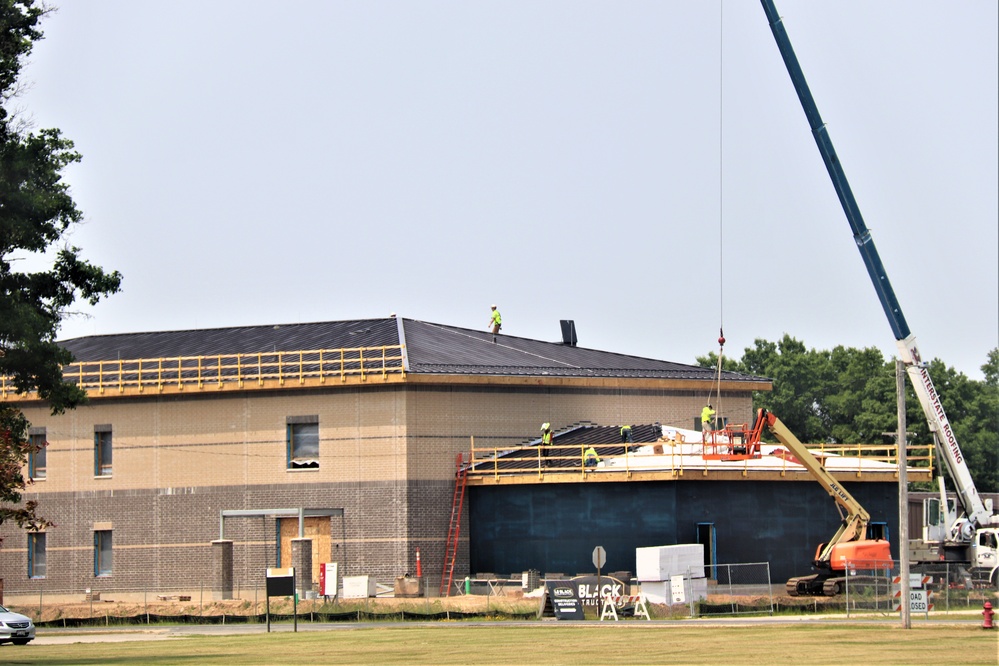 June 2023 construction operations of $11.96 million transient training brigade headquarters at Fort McCoy