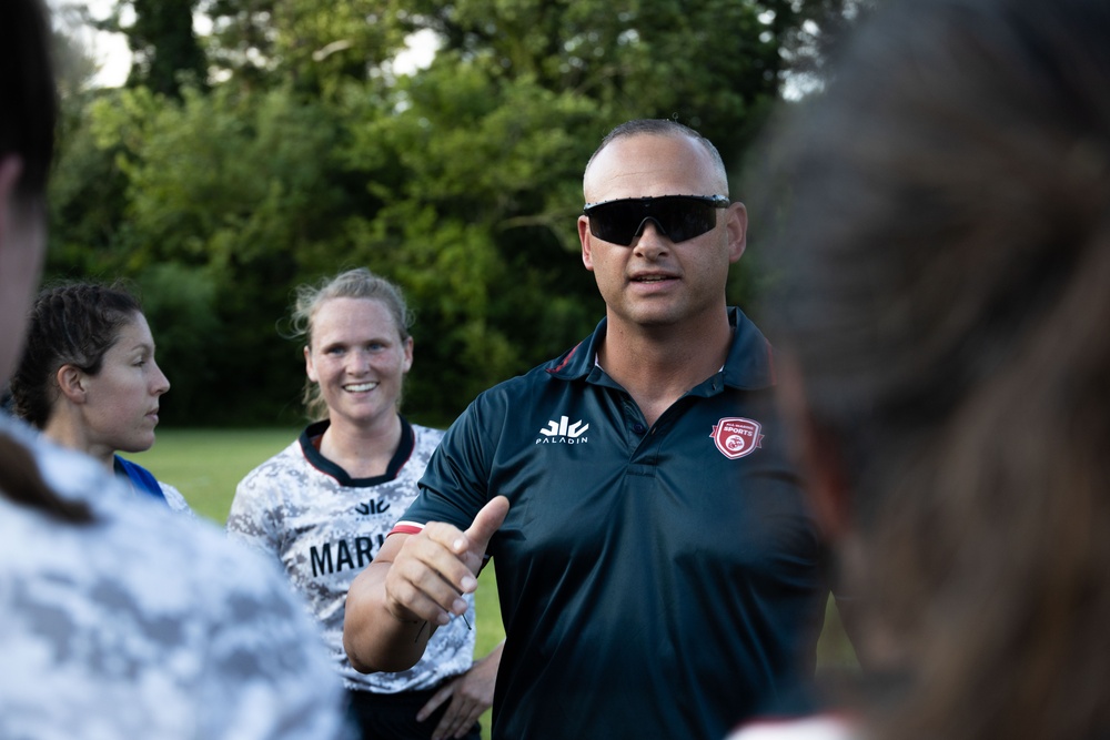 2023 All-Marine Women’s Rugby Team play during the 2023 Armed Forces Championship