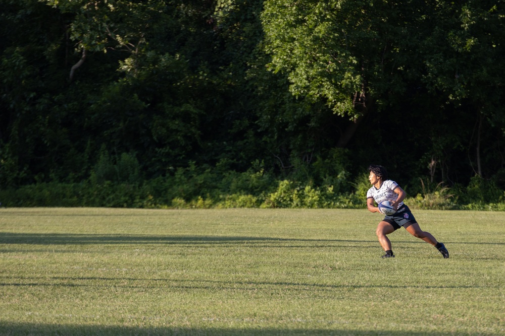 2023 All-Marine Women’s Rugby Team play during the 2023 Armed Forces Championship