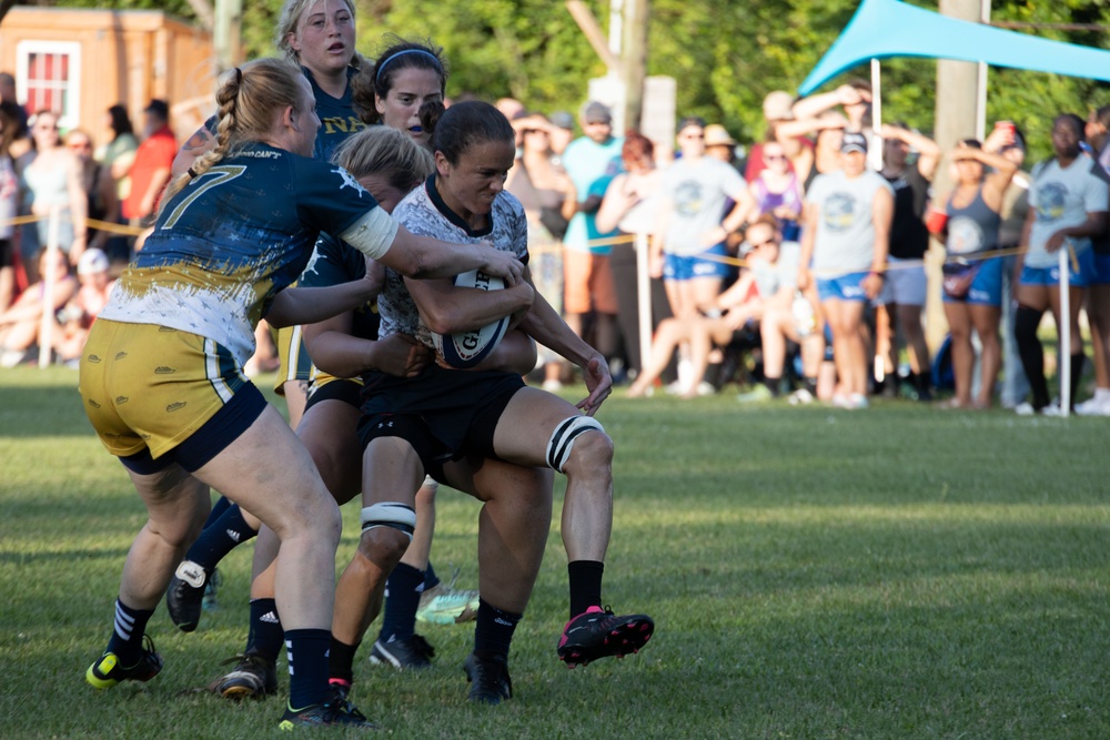 2023 All-Marine Women’s Rugby Team play during the 2023 Armed Forces Championship