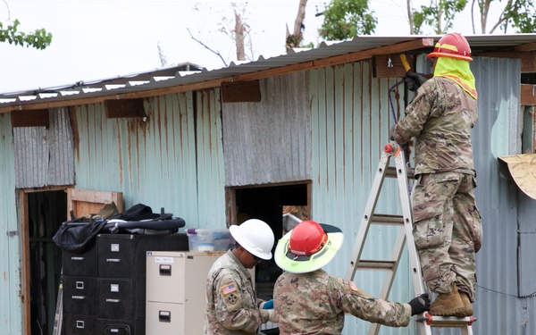 Task Force RISEUP completes 100th temporary, emergency roof installation in Guam - 2