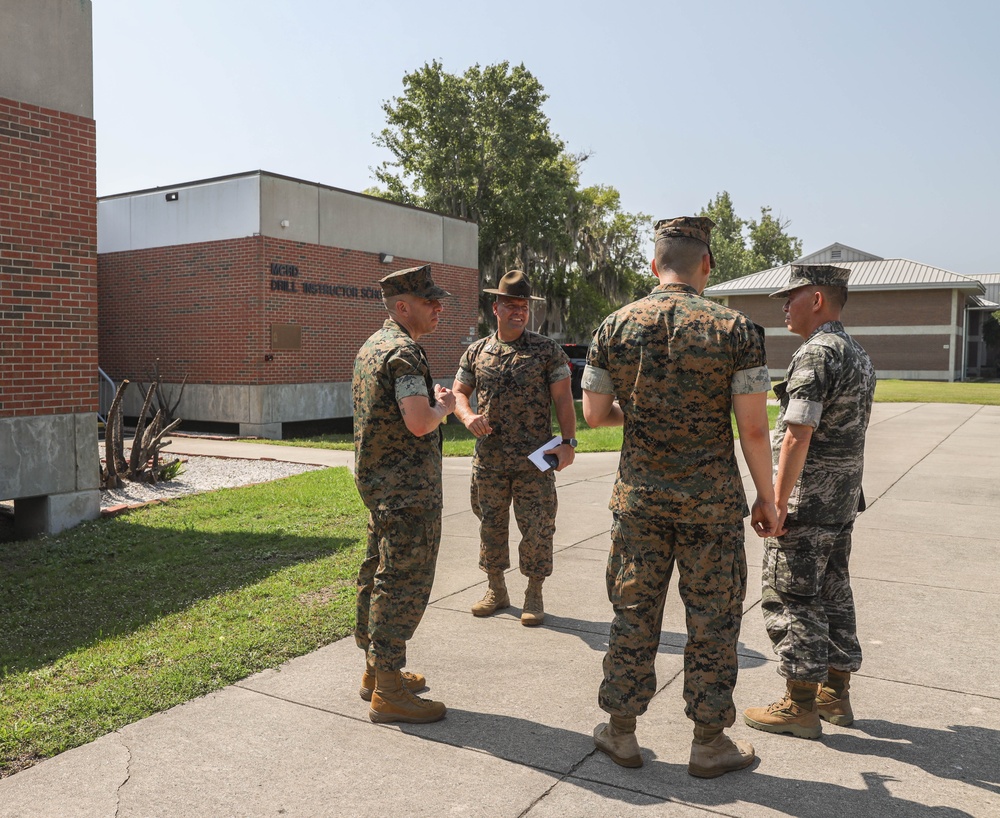 Republic of Korea Sergeant Major of the Marine Corps visits Parris Island