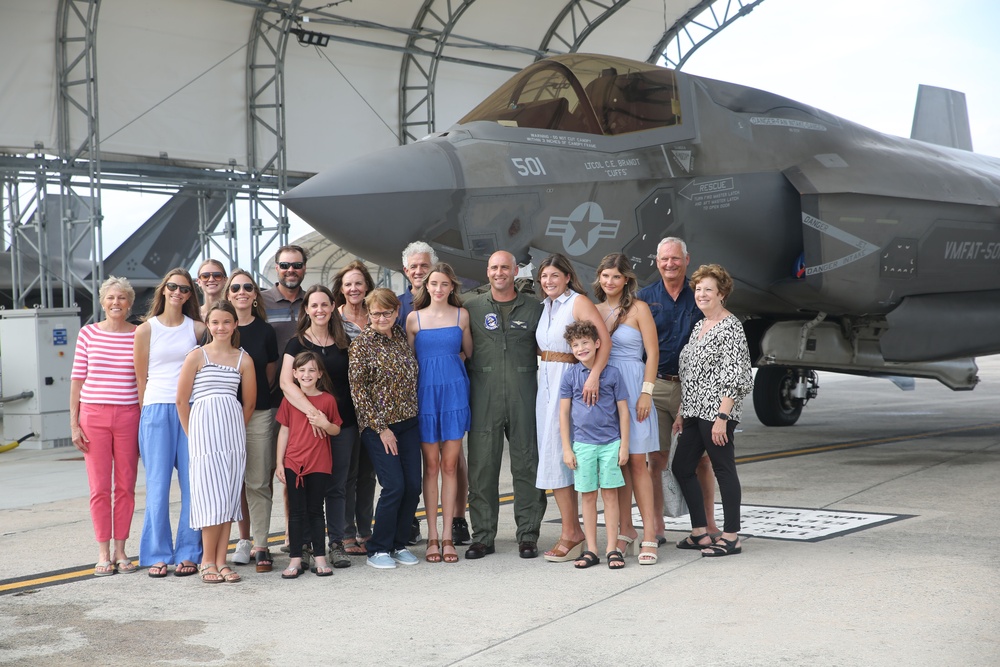 Lt. Col. Brandt's Final Flight With VMFAT-501