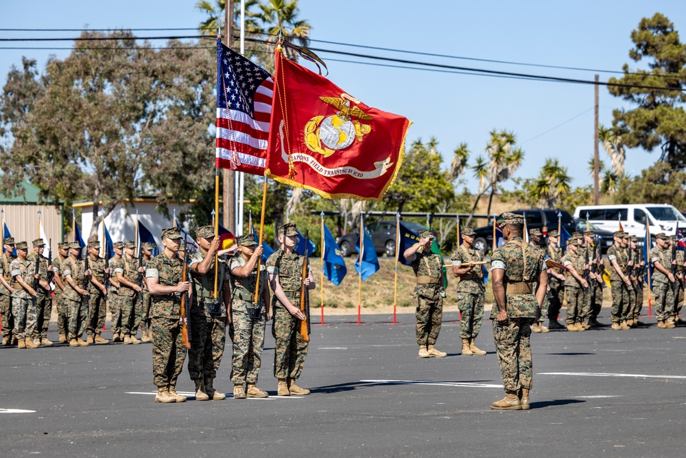 Weapons and Field Training Bn Change of Command