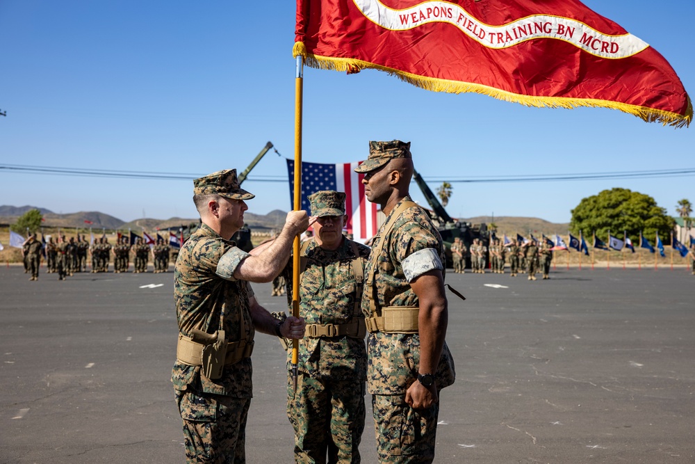 Weapons and Field Training Bn Change of Command