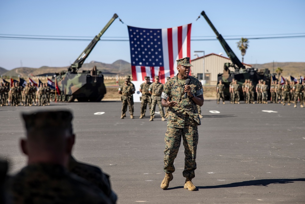 Weapons and Field Training Bn Change of Command