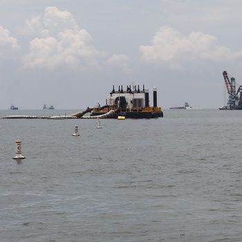 USACE dredging Houston Shipping Channel