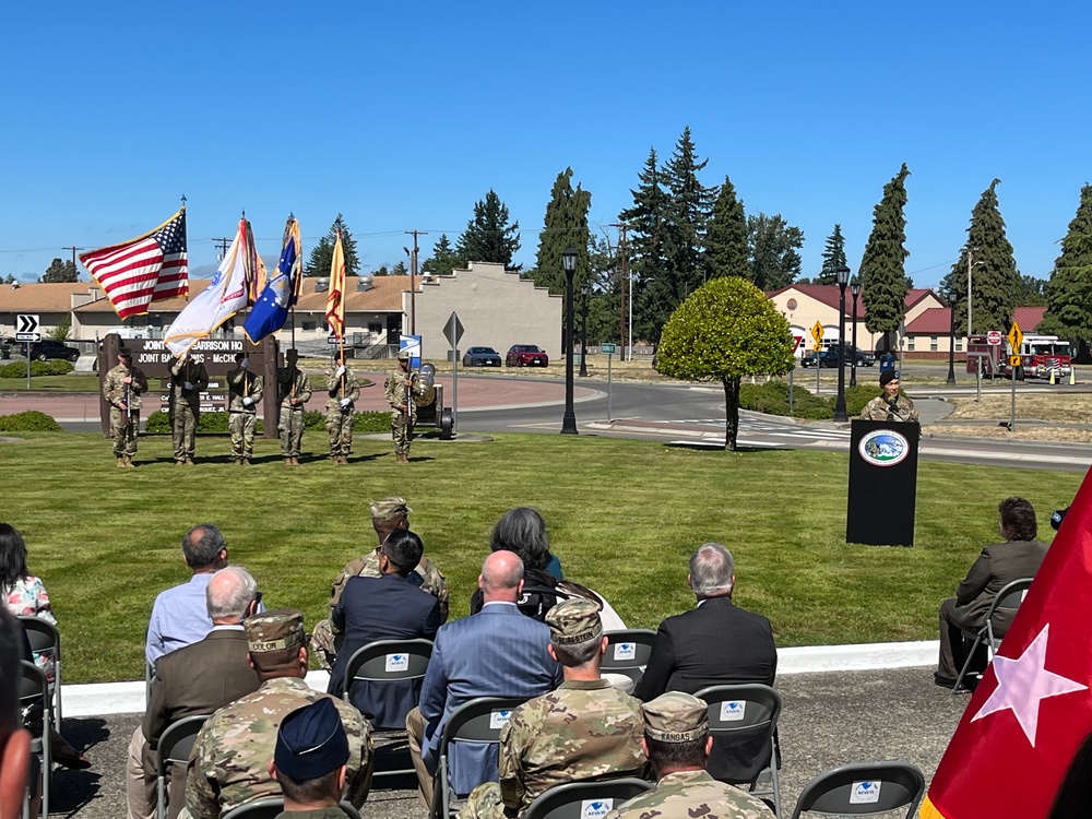 JBLM welcomes new garrison commander