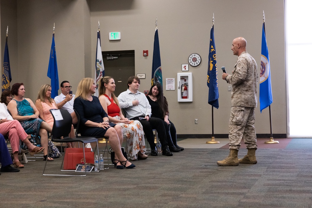 U.S. Marine Corps Col. Suggs retires after 32 years of service.