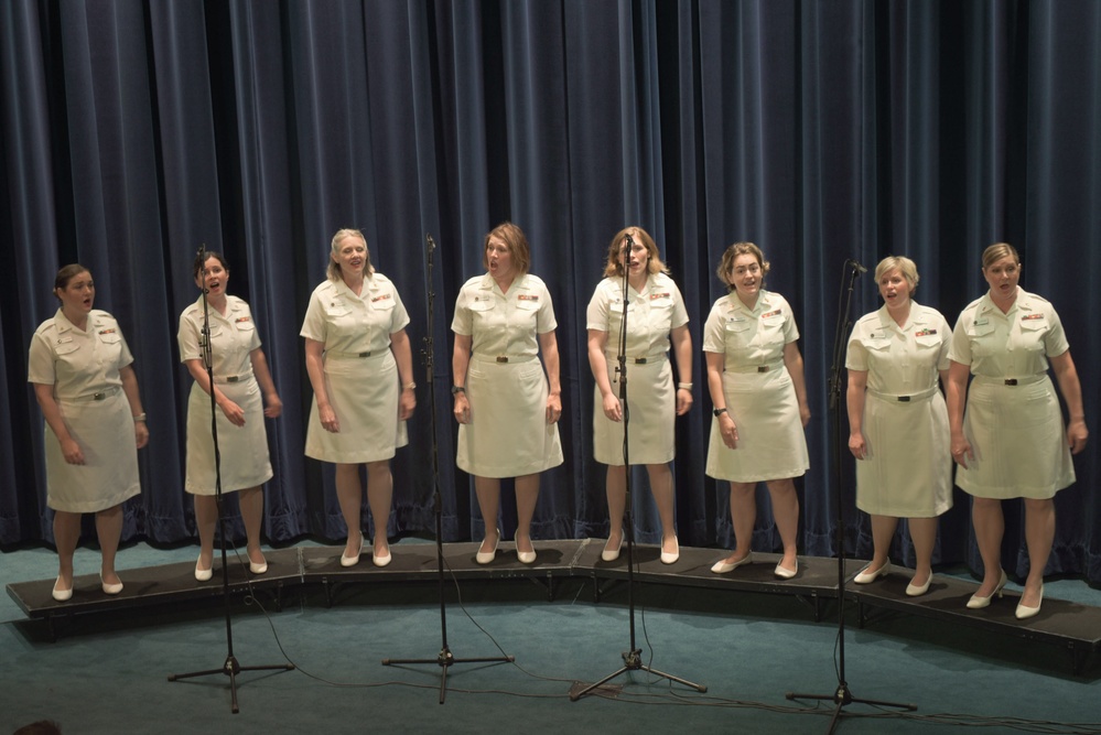 U.S. Navy Band Sea Chanters Perform at Navy Memorial