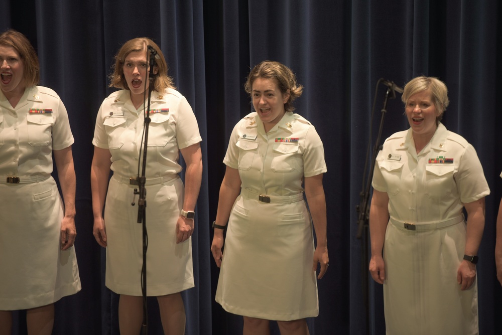 U.S. Navy Band Sea Chanters Perform at Navy Memorial