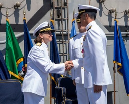 Nimitz Conducts Change of Command