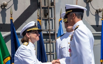 USS Nimitz (CVN 68) Holds Change of Command