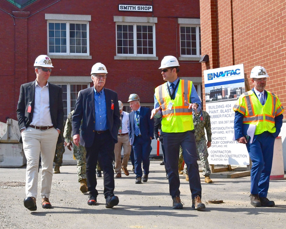 Under Secretary of the Navy visits Portsmouth Naval Shipyard