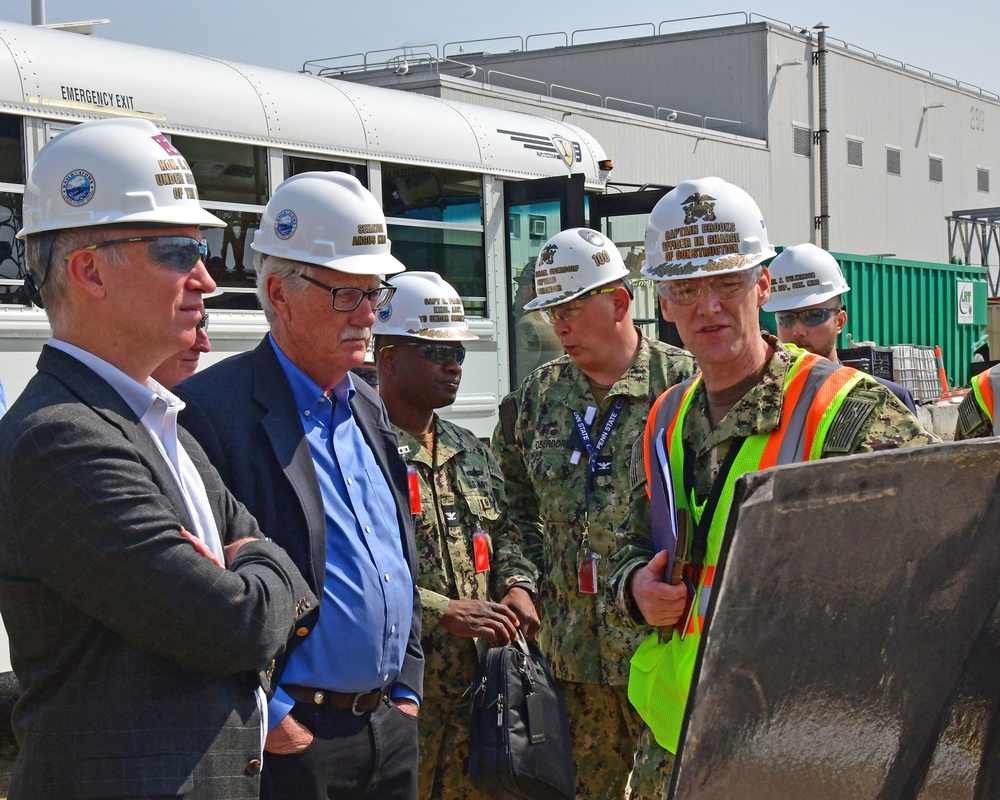 Under Secretary of the Navy visits Portsmouth Naval Shipyard