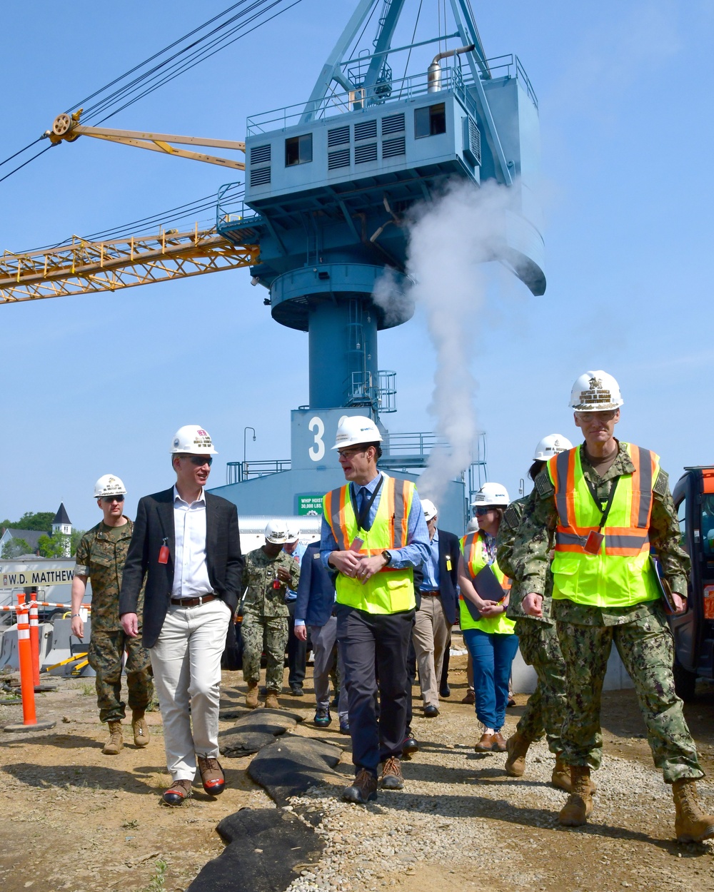 Under Secretary of the Navy Visits Portsmouth Naval Shipyard