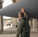 18th Wing commander marks his departure with a final flight