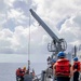Sailors conduct small boat operations aboard USS Ralph Johnson (DDG 114), 29 June.