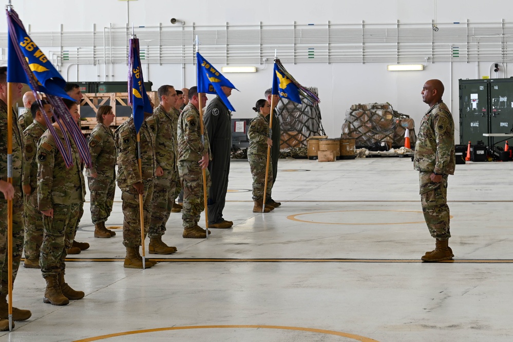 Brig. Gen. Thomas Palenske takes command of the 36th Wing