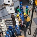 Philippine Navy sailor Observes UNREP aboard USS Robert Smalls (CG 62)