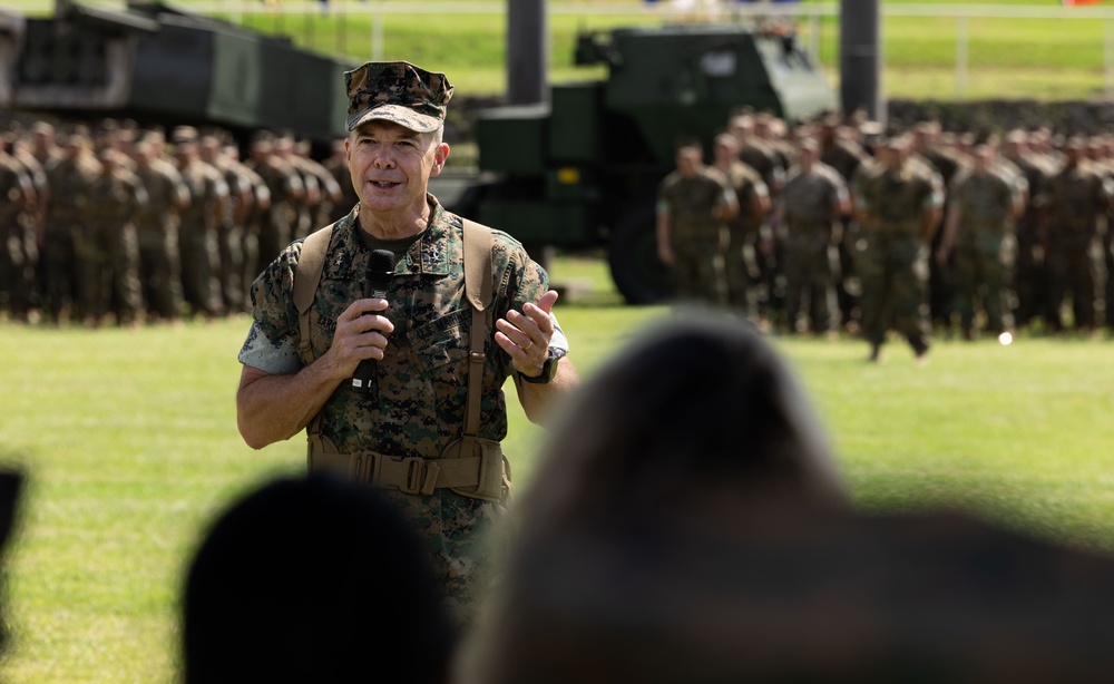 3d Marine Division Change of Command Ceremony 2023