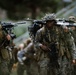 U.S. Marines with 2/23 conduct a conditioning hike during Mountain Exercise 4-23