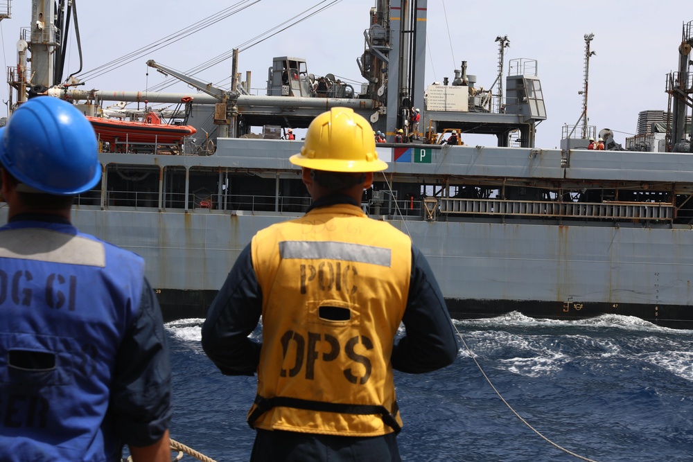 Sailors During Underway Replenishment