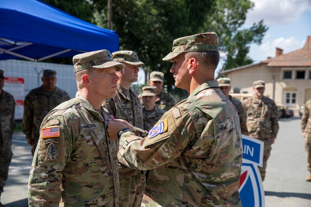 Headquarters and Headquarters Battalion change of command