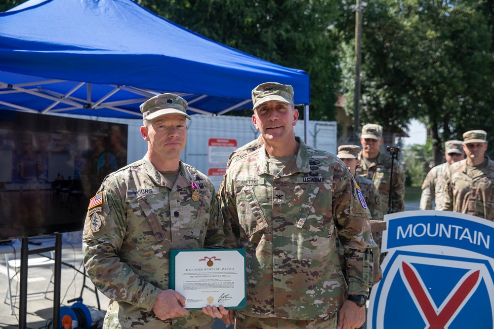 Headquarters and Headquarters Battalion change of command