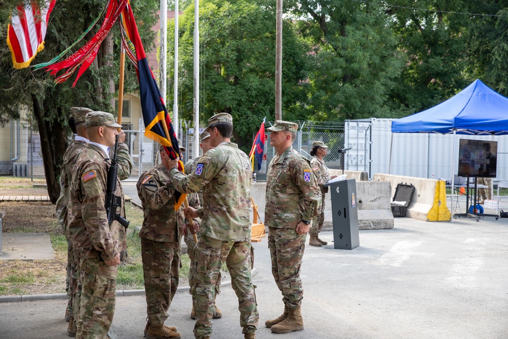 Headquarters and Headquarters Battalion change of command