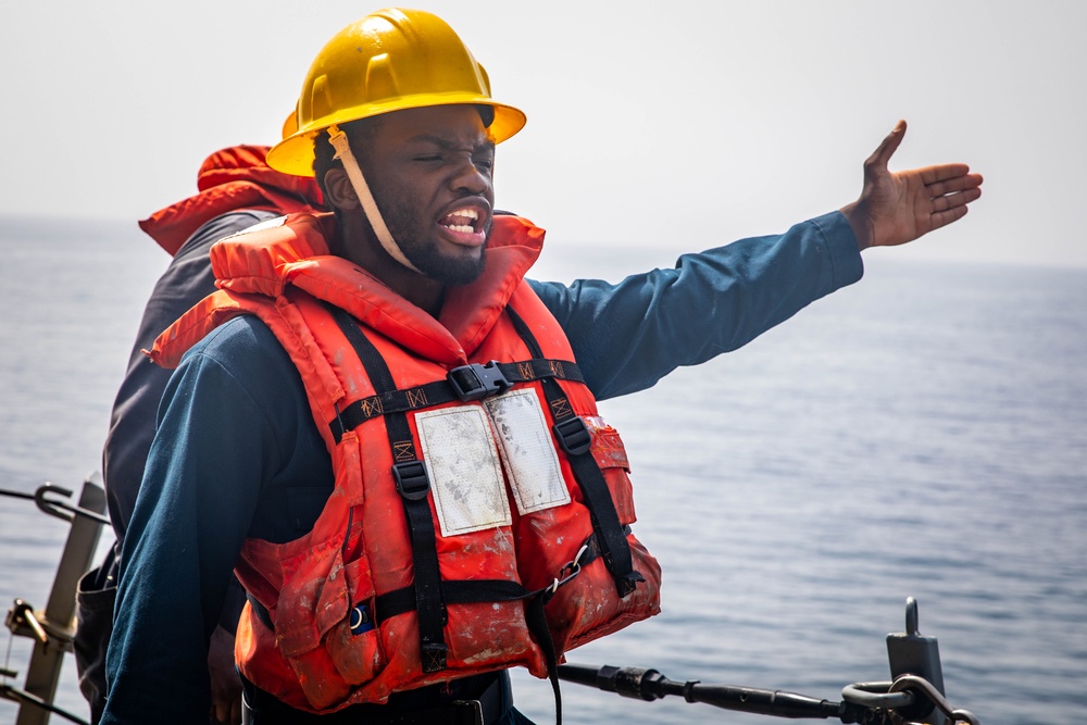 USS McFaul Conducts Small Boat Operations