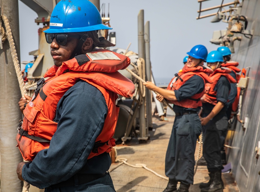 USS McFaul Conducts Small Boat Operations