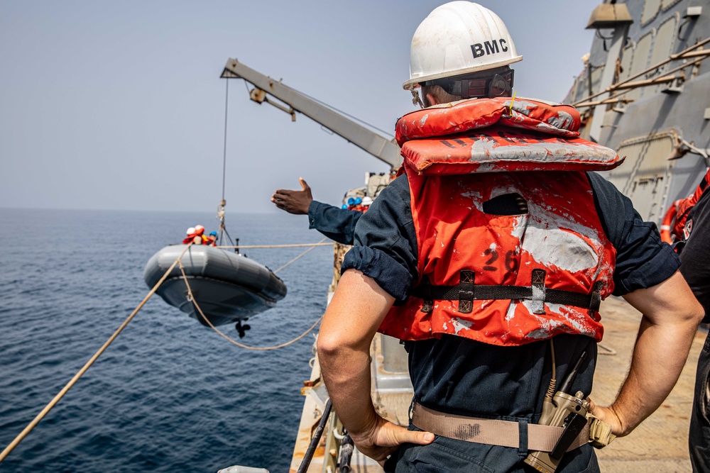 USS McFaul Conducts Small Boat Operations