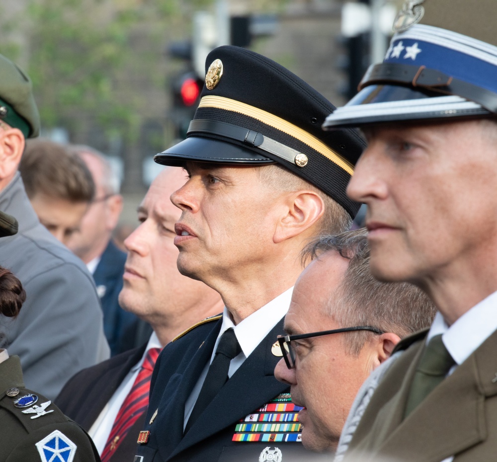 V Corps, USAG Poland attend 1956 Uprising Commemoration